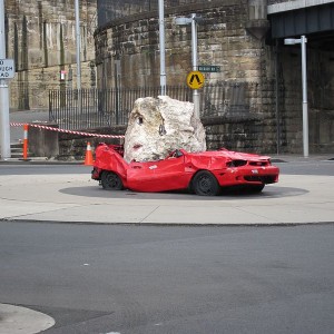 Crushed Car By UCFFool
