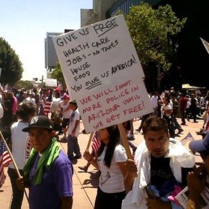 Illegal Immigration Protesters