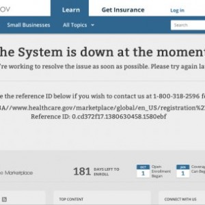 Obamacare Website Down