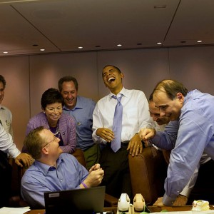 Obama Laughing