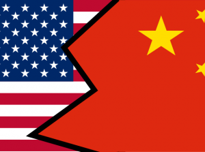 American Flag - Chinese Flag