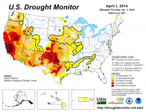 Drought Monitor April 1