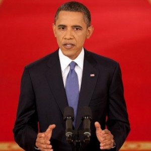 Obama Giving Speech - Public Domain