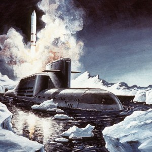 Russian Submarine Launching A Nuclear Missile - Public Domain