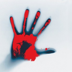 Bloody Handprint - Public Domain