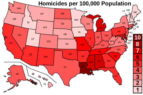 per population states homicides united live place maps crime rates consider cities american taxes violent southeast