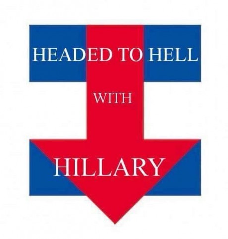 Hillary Logo Headed To Hell