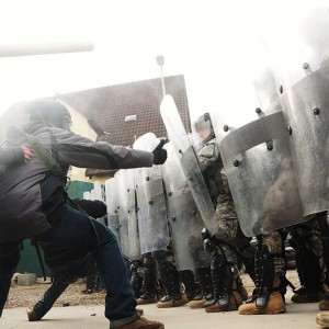 Police State Riot Control Exercise - Public Domain