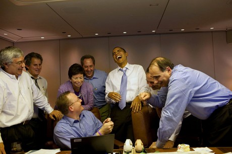 Obama Laughing