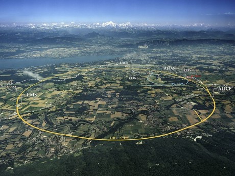 Vista aérea del CERN