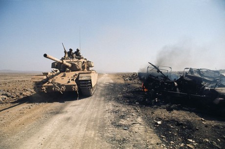 Israeli Tank on the Golan Heights