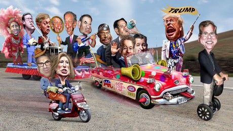 Race For The Republican Nomination - Photo by Donkey Hotey