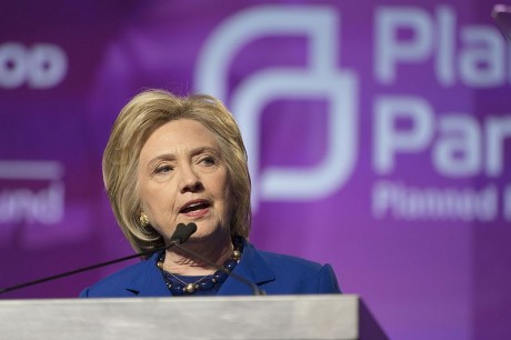 Hillary Clinton at Planned Parenthood - Photo by Lorie Shaull