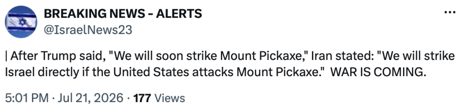 There Is A Lot Of Speculation That The Bombing Of Pickaxe Mountain Will Occur Soon, And What Happens After That Could Change Everything