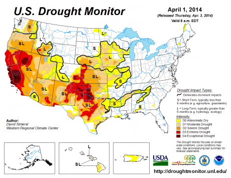Drought Monitor April 1