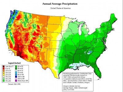 Average Annual Precipitation – Oregon Climate Service – End Of The