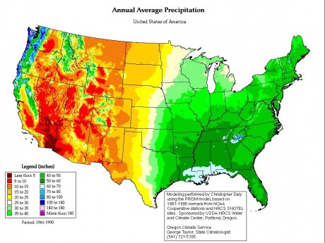 Average Annual Precipitation – Oregon Climate Service – End Of The ...